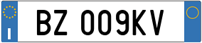 Truck License Plate